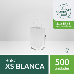 Bolsas Blancas XS