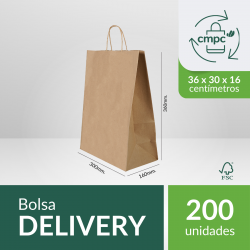 Bolsa papel delivery