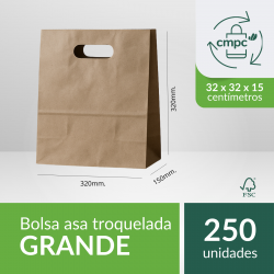 Bolsa con Asa Troquelada...