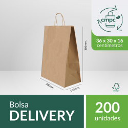 Bolsa papel delivery