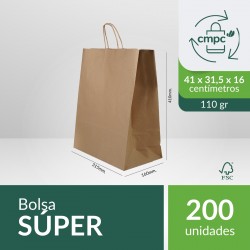 Bolsa papel super - 110 gr