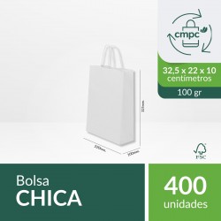Bolsa Blanca Chica -100gr