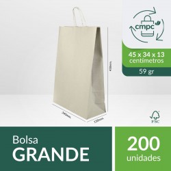 Bolsa grande Blanca - 54gr