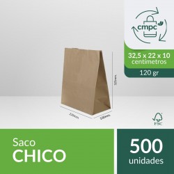 Bolsa sin manilla Chica 120 gr
