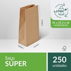 Bolsa sin manilla Súper