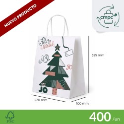 Bolsa Papel Blanca Diseño...