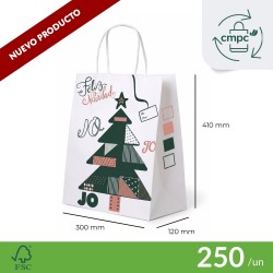 Bolsa Papel Blanca Diseño...